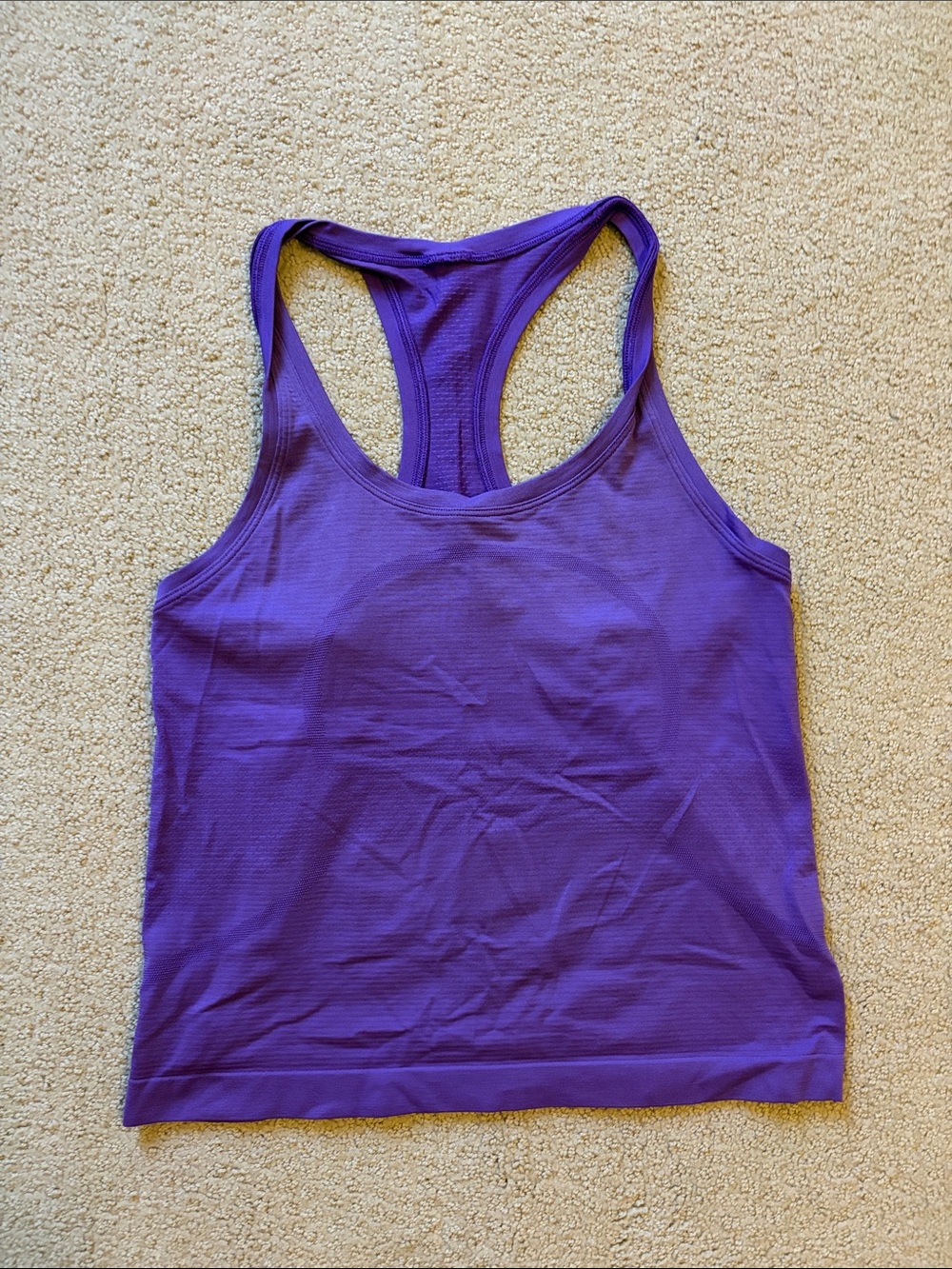 Lululemon Purple Racerback Performance Tank